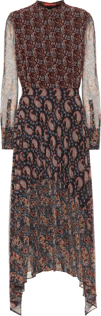Altuzarra Lakshmi asymmetric midi dress
