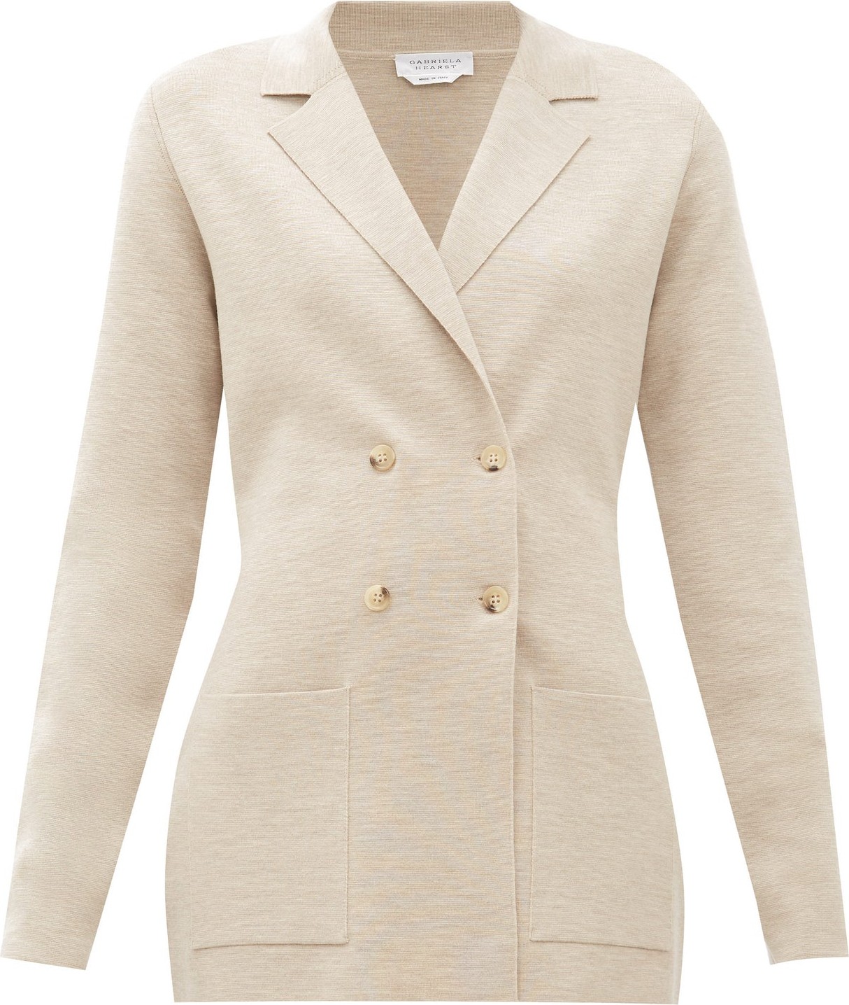 Gabriela Hearst Kent double-breasted wool-blend blazer