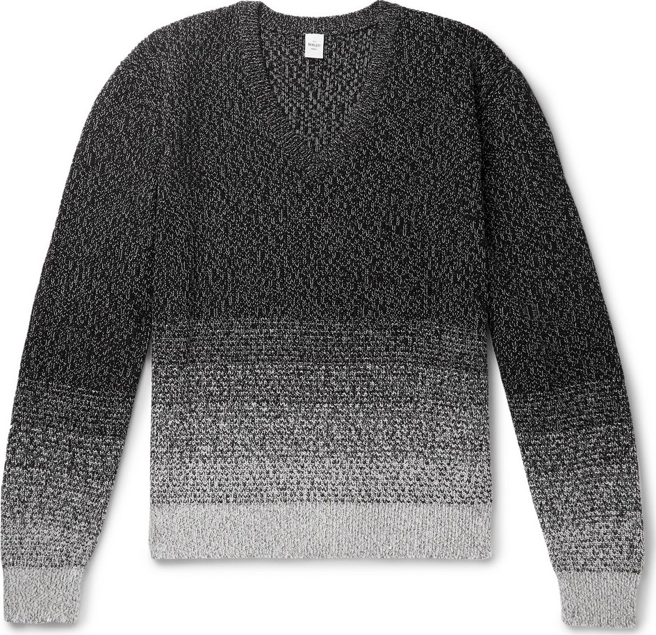 Berluti Cotton and Mulberry Silk-Blend Sweater