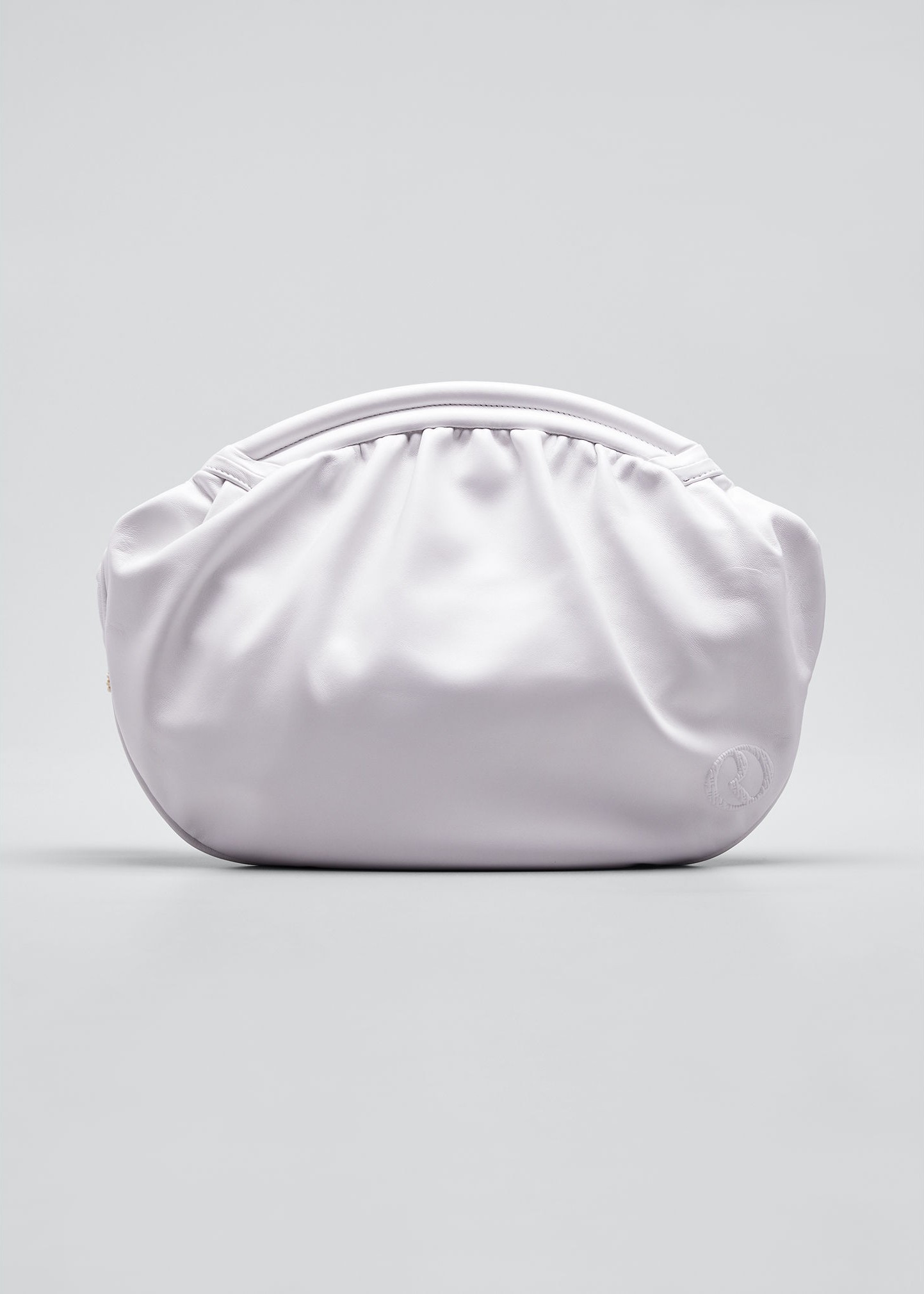 RODO Round Leather Clutch Bag