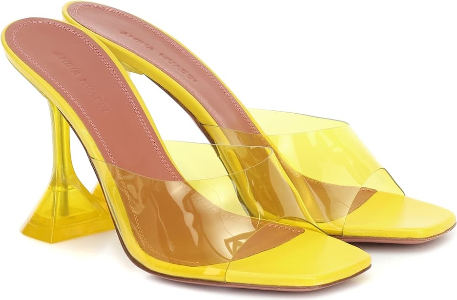 Amina Muaddi Lupita PVC sandals