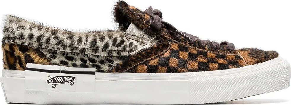 Vans Brown LX furry leather low-top sneakers