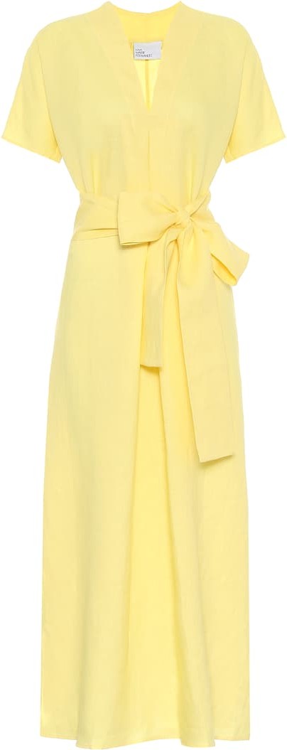 Lisa Marie Fernandez Rosetta linen maxi dress