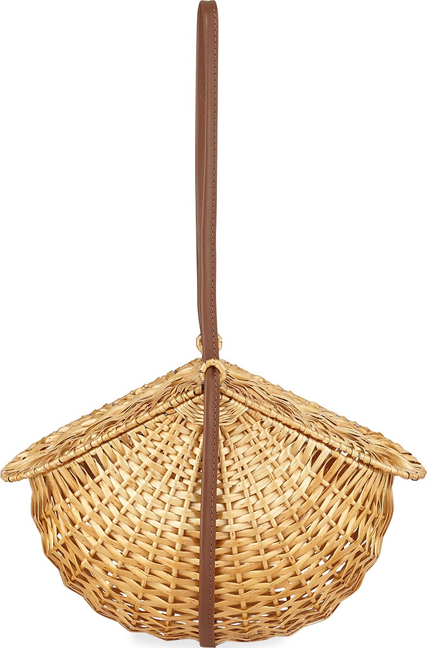 Maria La Rosa Wicker Leuca 19 Basket Bag