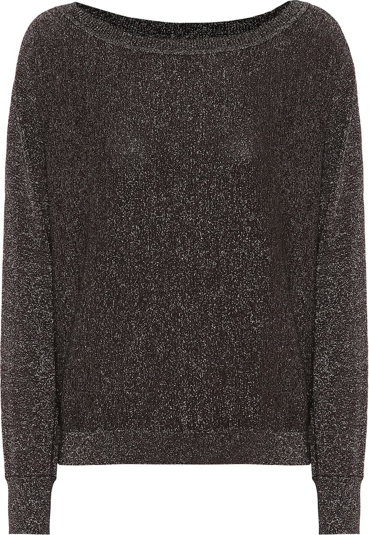 Velvet By Graham & Spencer Abril metallic sweater