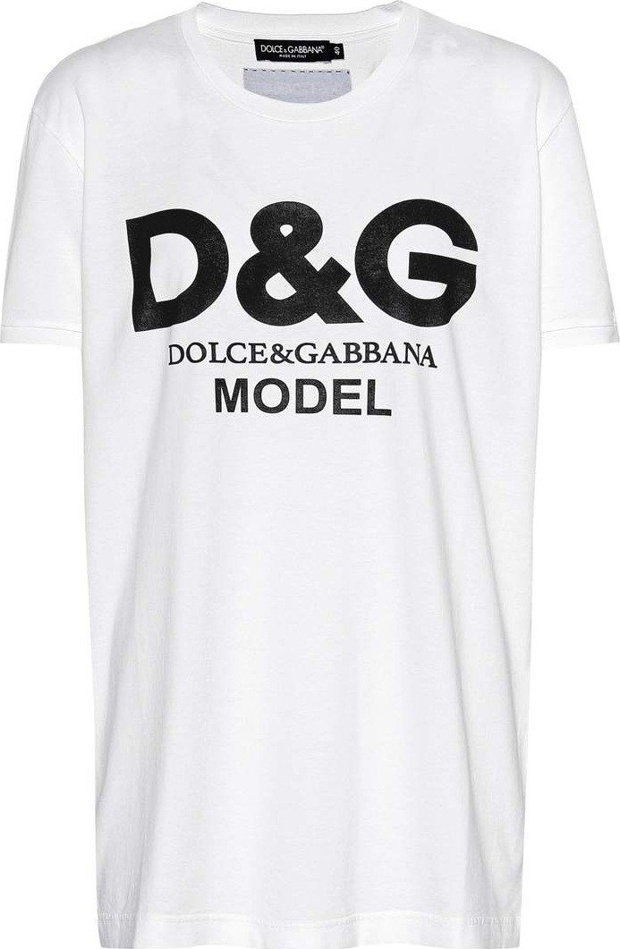 Dolce & Gabbana Model printed cotton T-shirt