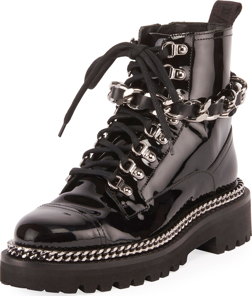 Balmain Combat Army Chain Boot