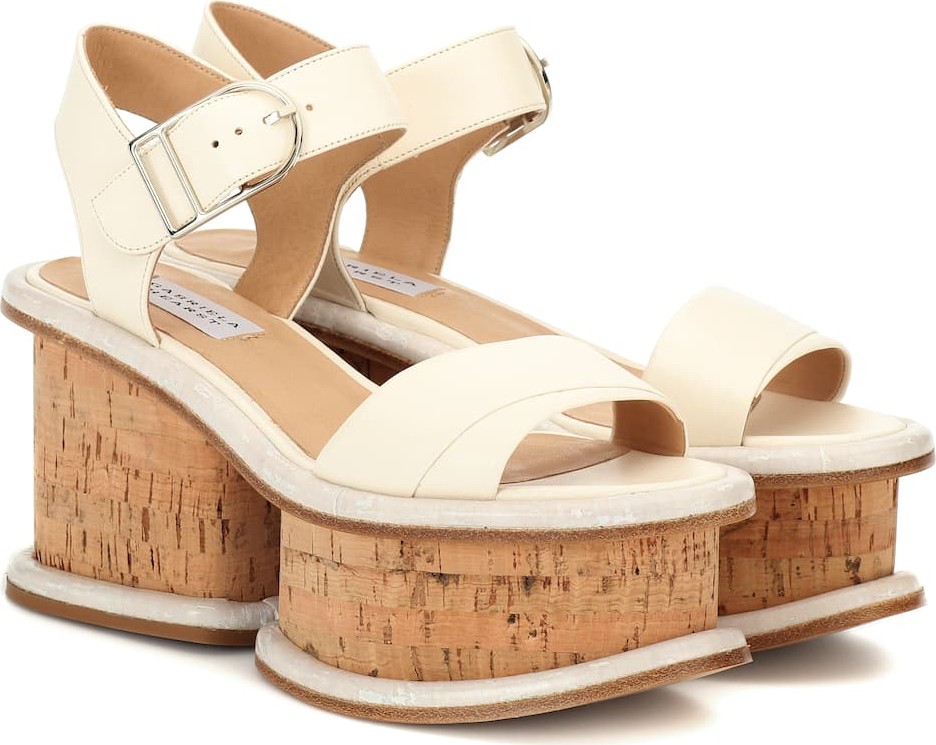 Gabriela Hearst Harrigan leather plateau sandals