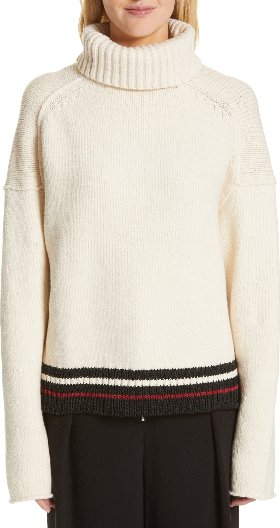 Proenza Schouler Stripe Turtleneck Sweater