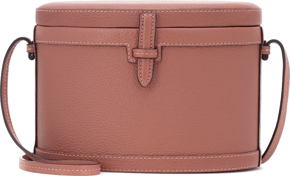 Hunting Season The Round Trunk leather shoulder bag