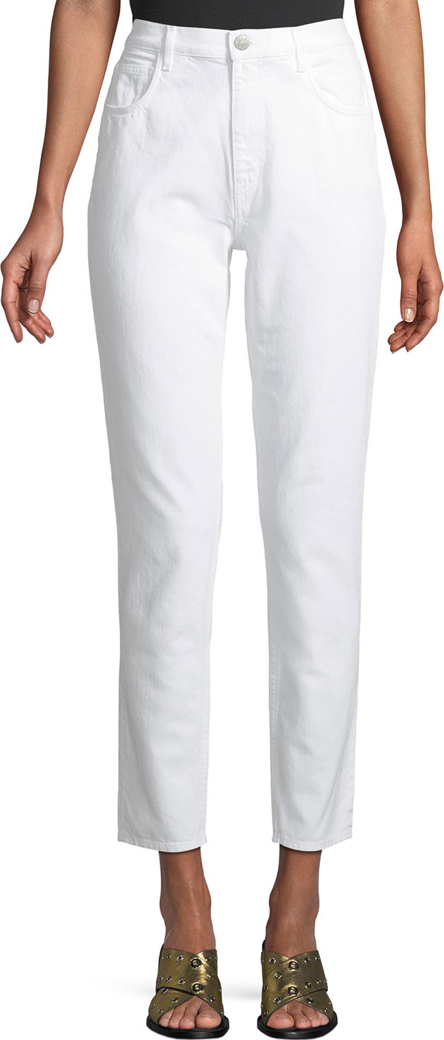 M.i.h Jeans Mimi High-Rise Straight-Leg Ankle Jeans