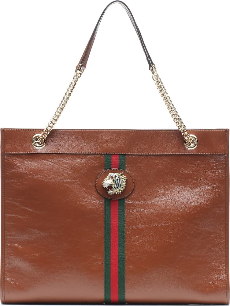 Gucci Large Rajah leather tote