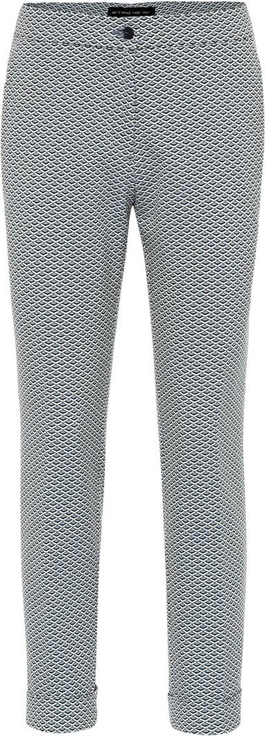 Etro High-rise cotton-jacquard pants