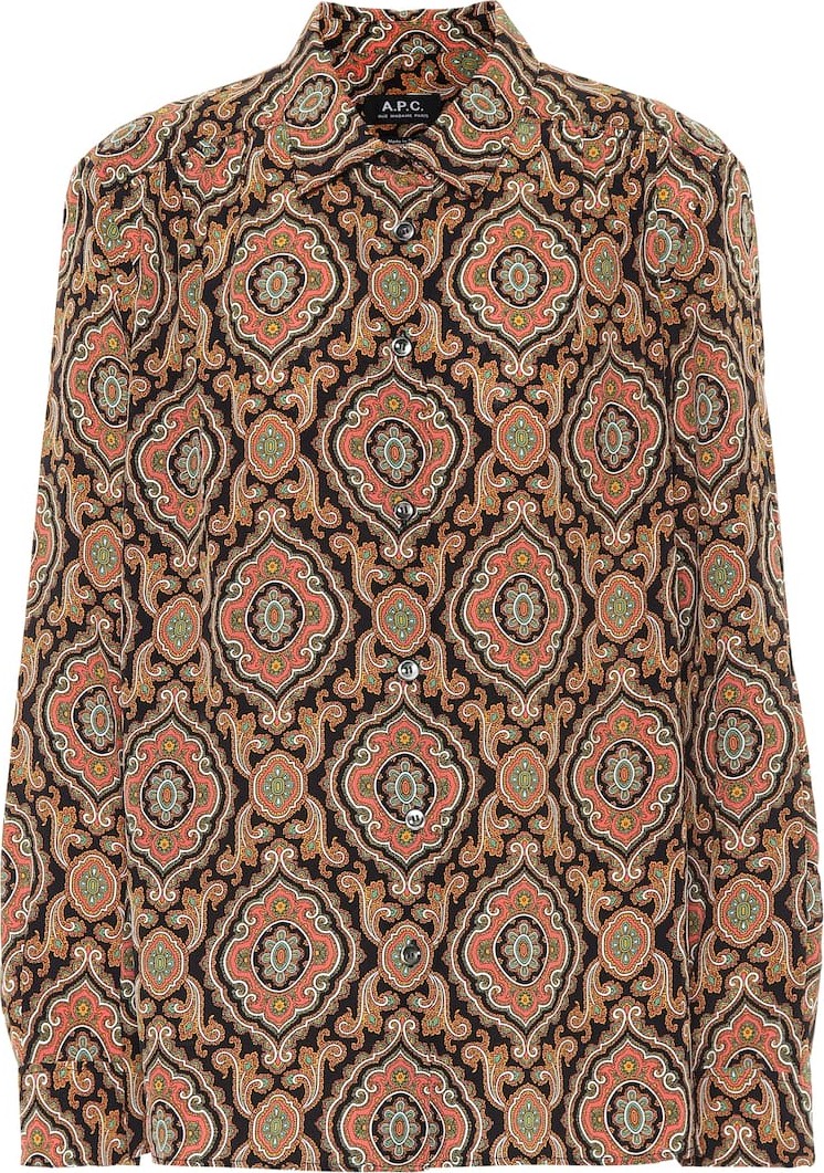 A.P.C. Sutton printed silk blouse