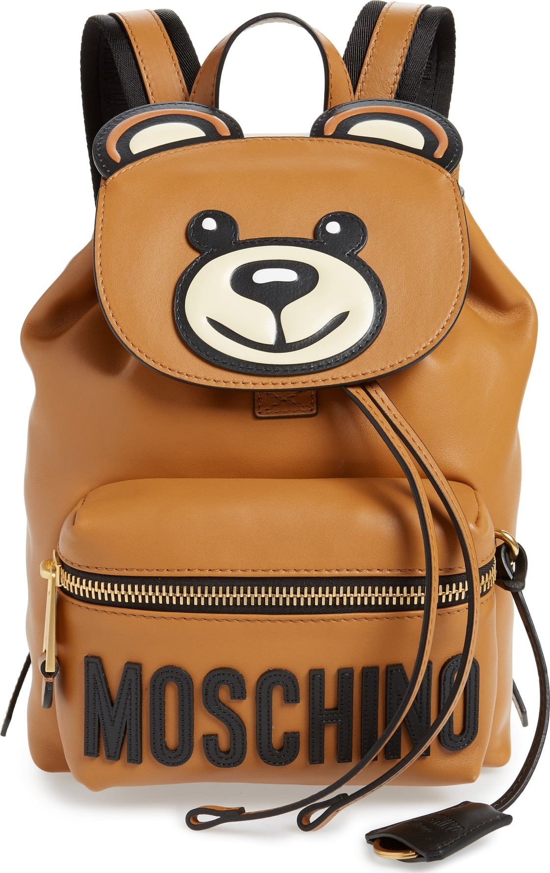 Moschino Teddy Bear Faux Leather Backpack