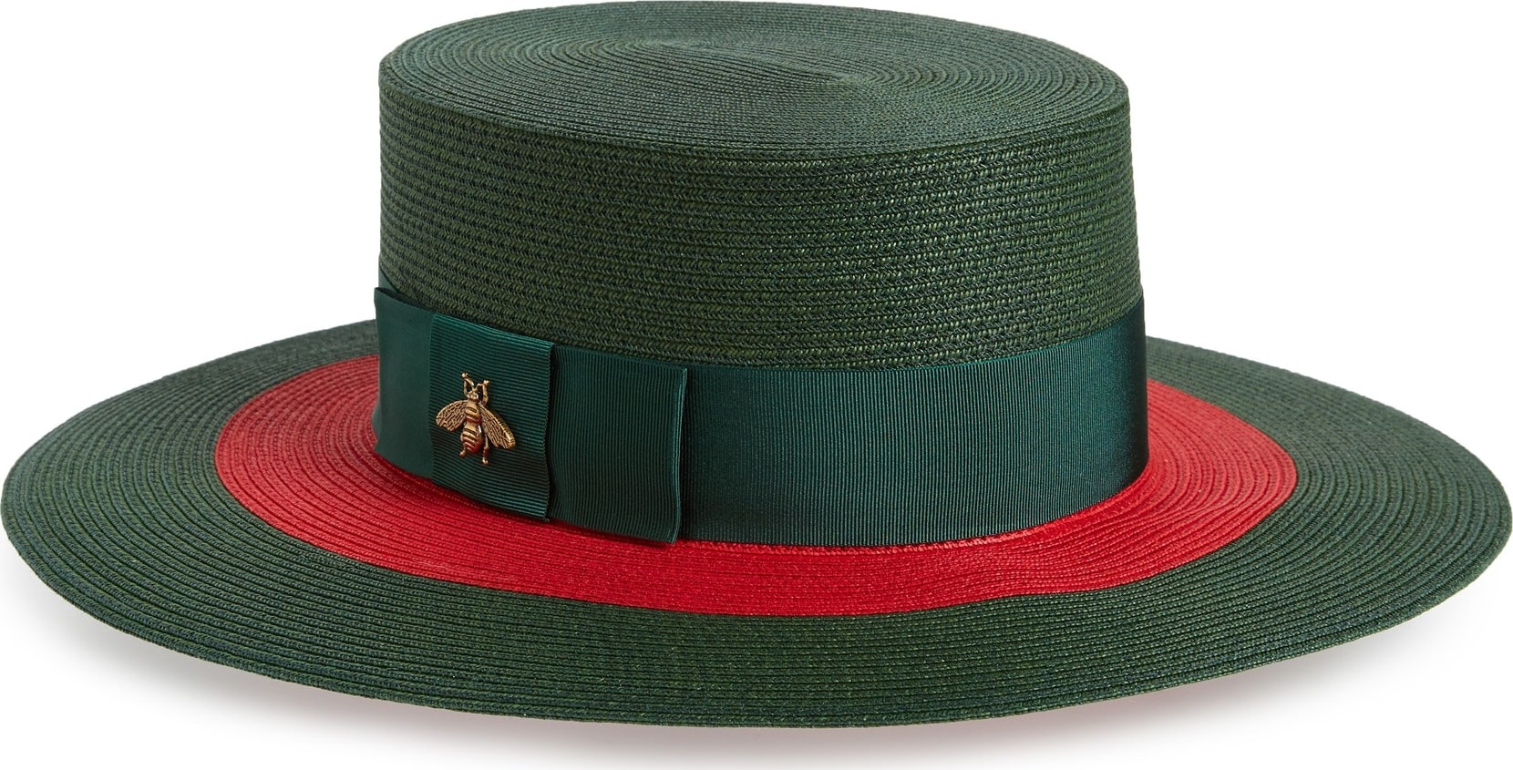 Gucci Alba Woven Straw Hat