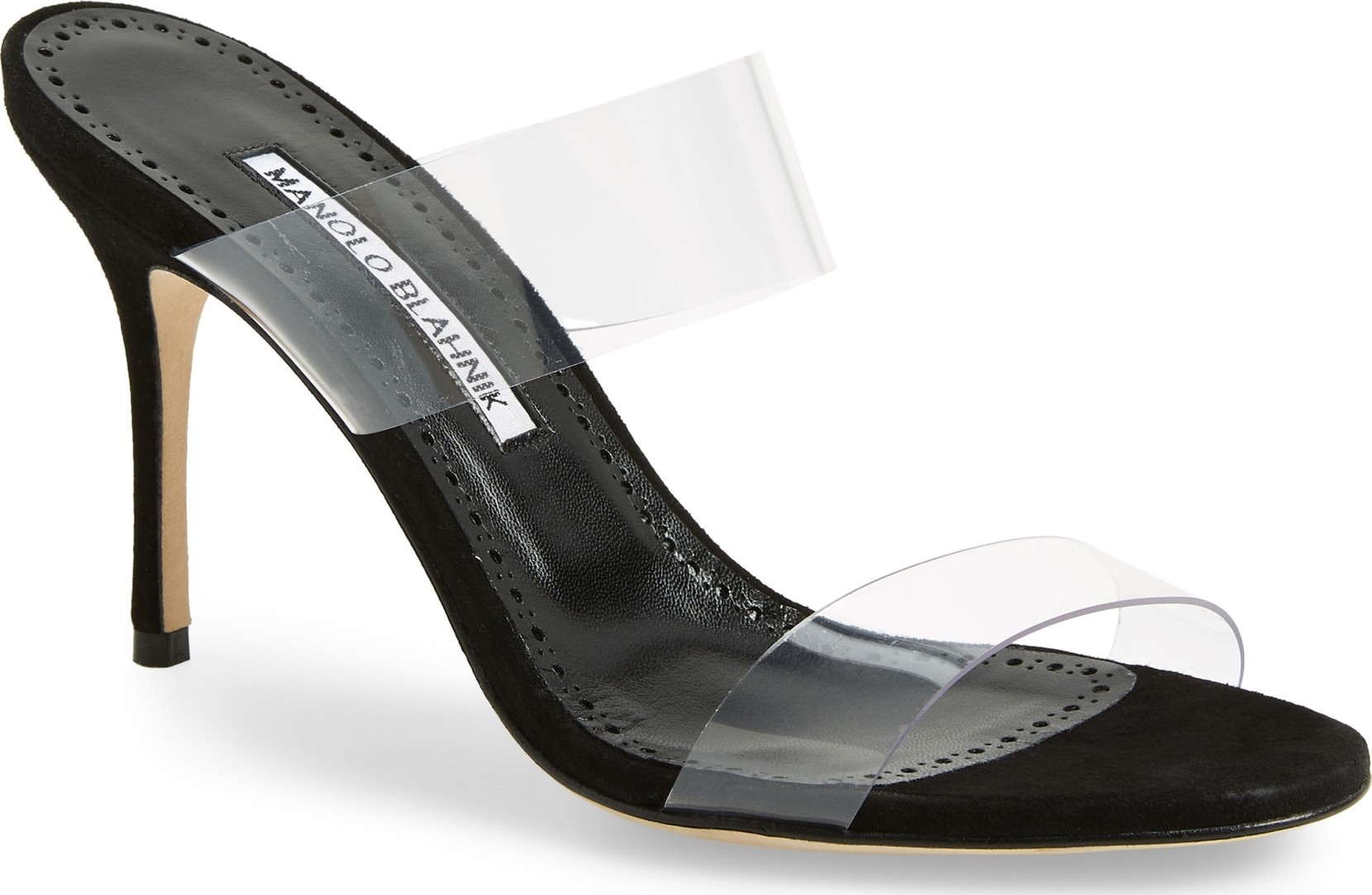 Manolo Blahnik Scolto Transparent Strap Sandal