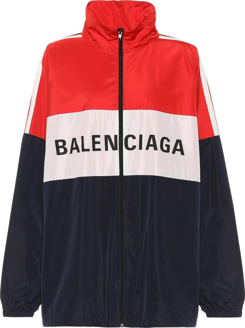 Balenciaga Technical fabric track jacket