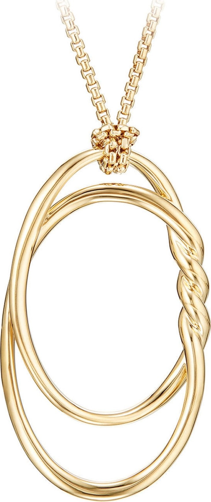 David Yurman Continuance Pendant Necklace in 18K Gold