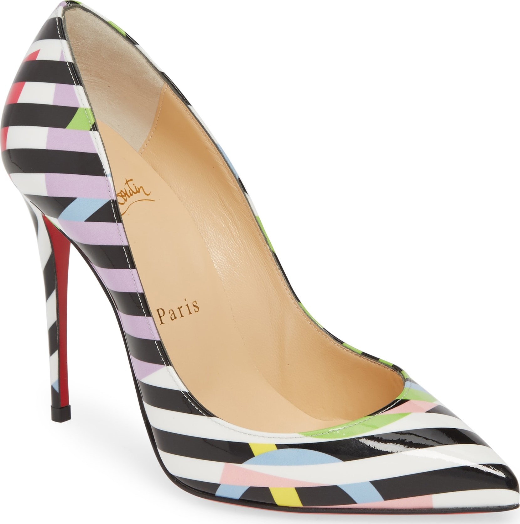 Christian Louboutin Pigalle Follies Stripe Pump