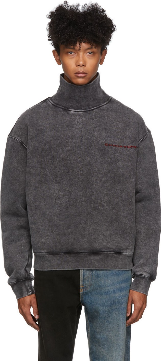 Alexander Wang Black 'Chynatown' Sweatshirt