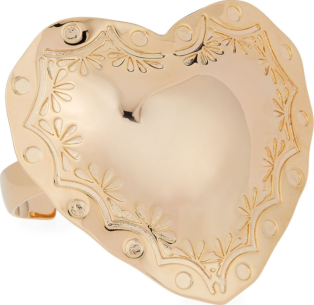 Fallon Heart Cuff Bracelet