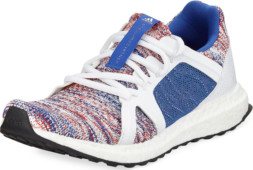 Adidas By Stella McCartney Ultra Boost Knit Trainer Sneakers, Blue/White