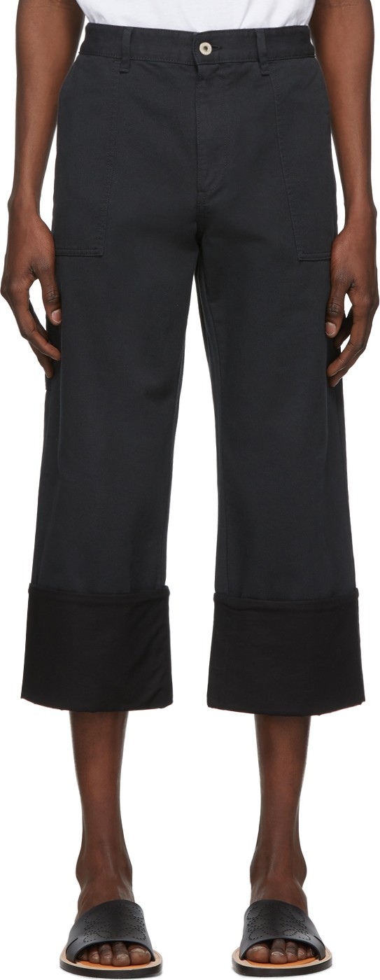 LOEWE Navy Patch Pocket Trousers