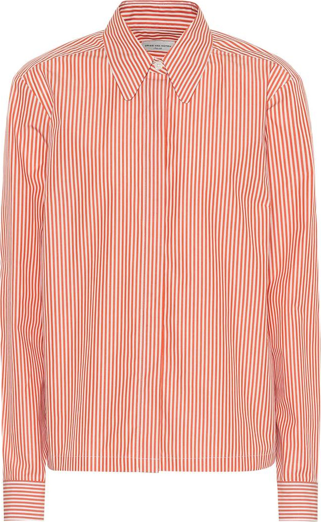 Dries Van Noten Striped cotton shirt