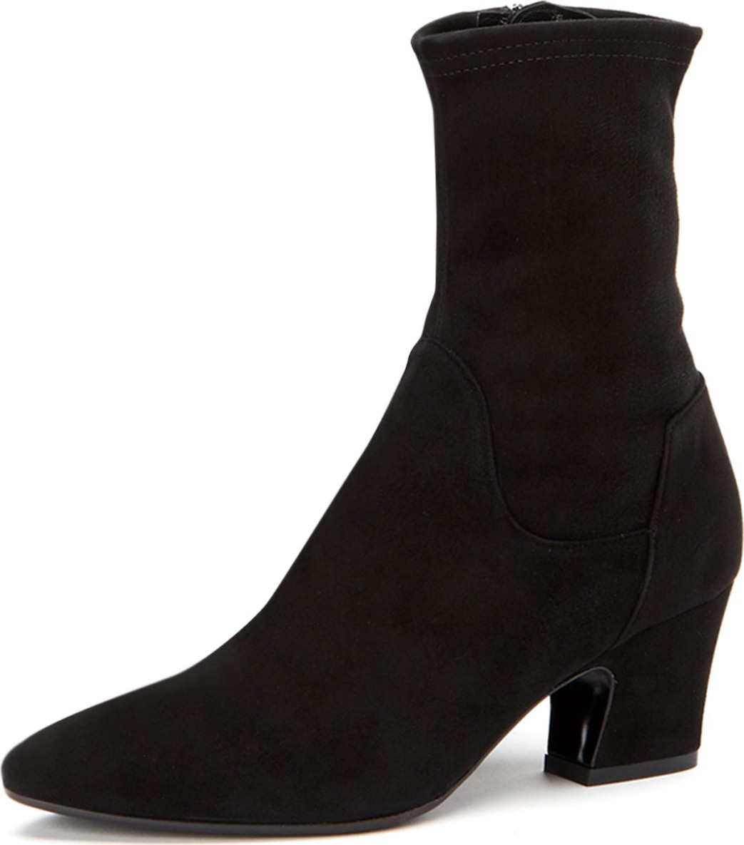 Aquatalia Orida Stretch-Velvet Sock Booties