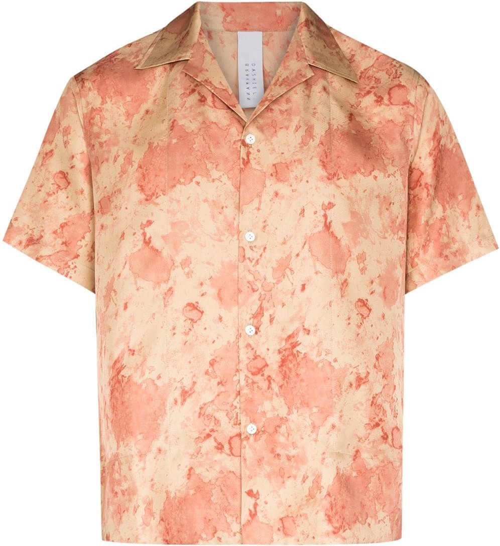 Dashiel Brahmann Tie-dye silk shirt