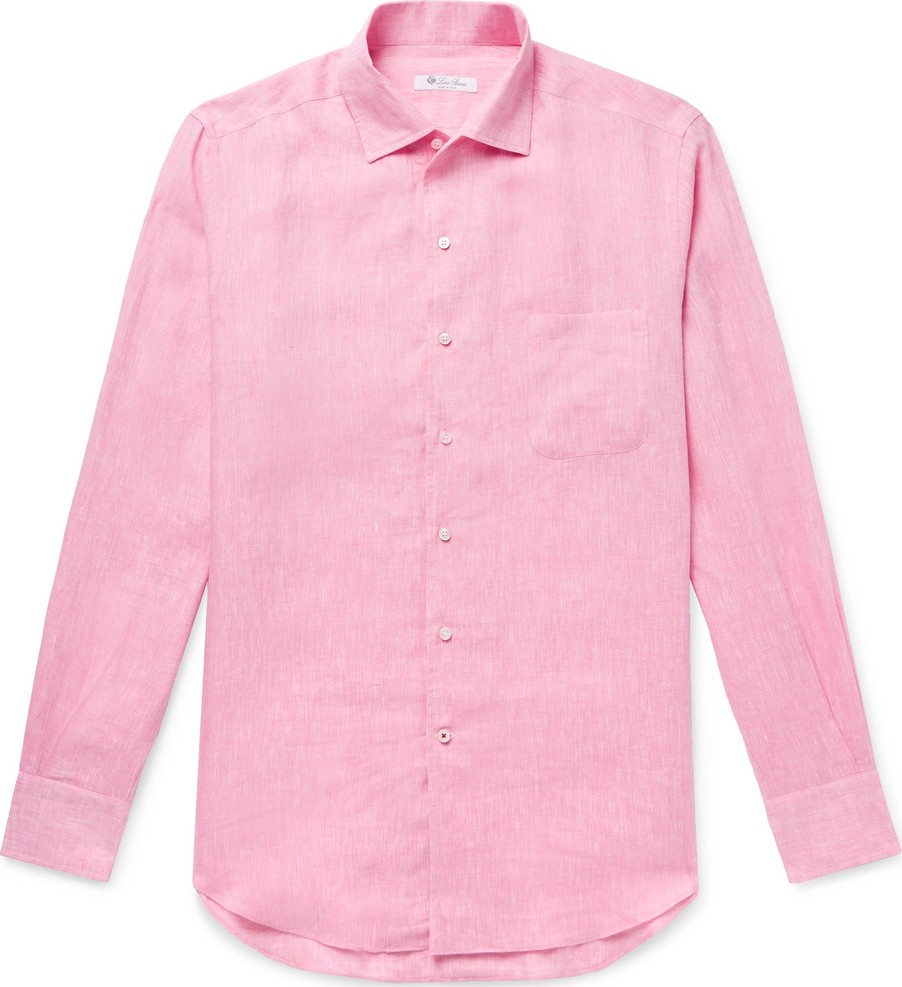 Loro Piana Andre Slub Linen Shirt