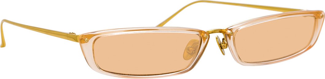 Linda Farrow Slim Rectangle Sunglasses