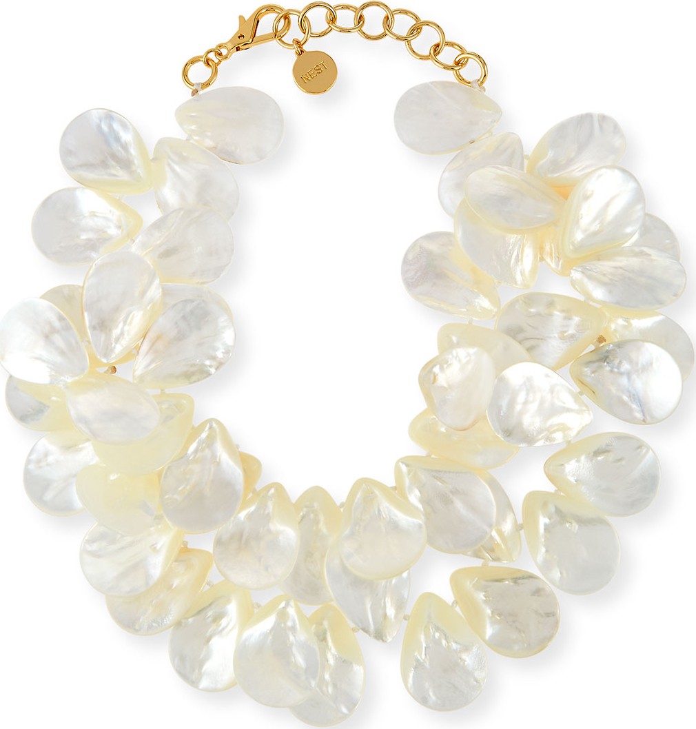 NEST Jewelry Mother-of-Pearl Cluster Necklace