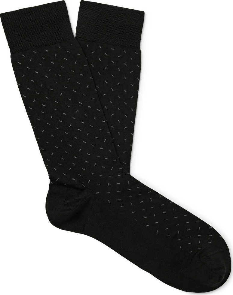 Marcoliani Merino Wool-Blend Jacquard Socks