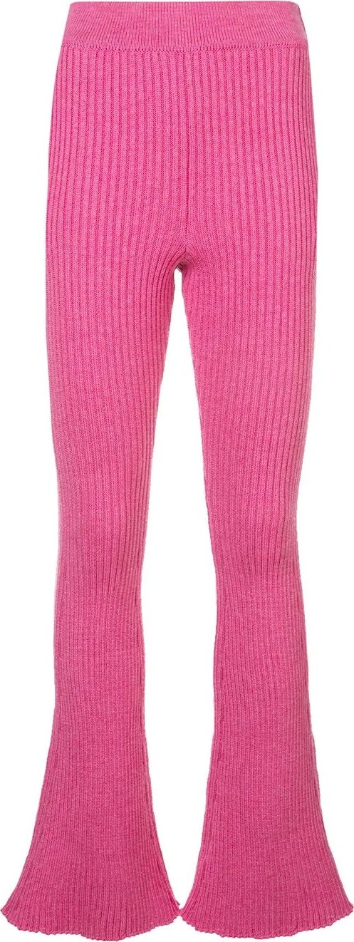 LOEWE knitted flared trousers