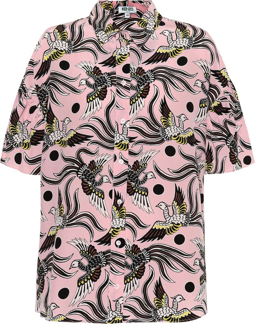 KENZO Printed silk shirt
