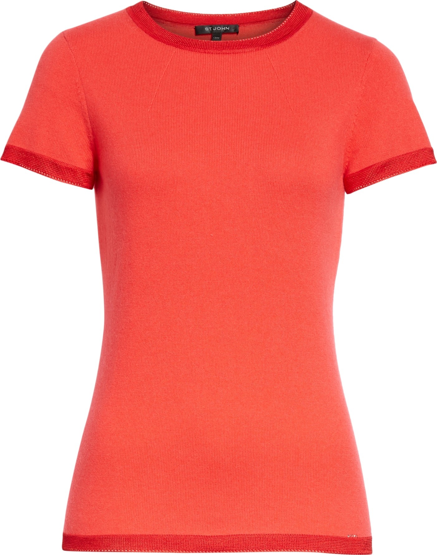 St. John Featherweight Cashmere Blend Top St. John Featherweight Cashmere Blend Top