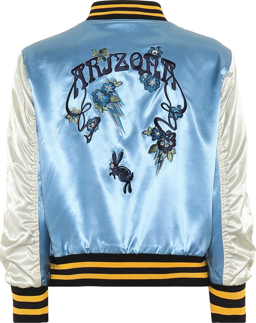 COACH Arizona satin bomber jacket