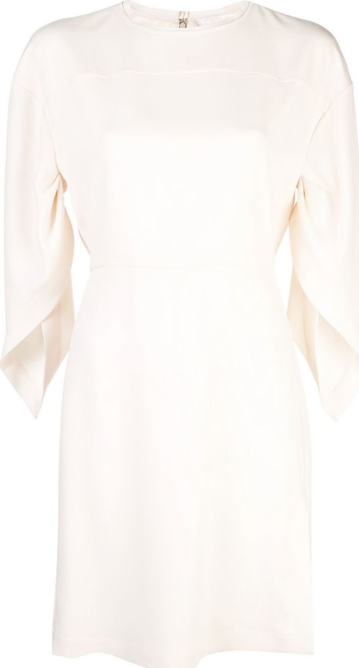 Chloe short peak sleeve day dress