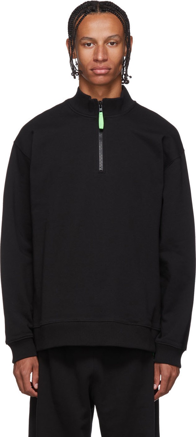 Opening Ceremony Black Unisex Back Zip Sweatshirt