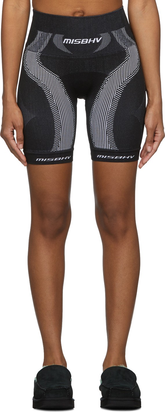 Misbhv Black & White Active Future Shorts