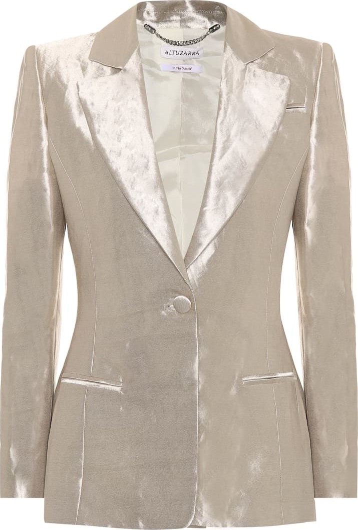 Altuzarra Acacia lamé blazer
