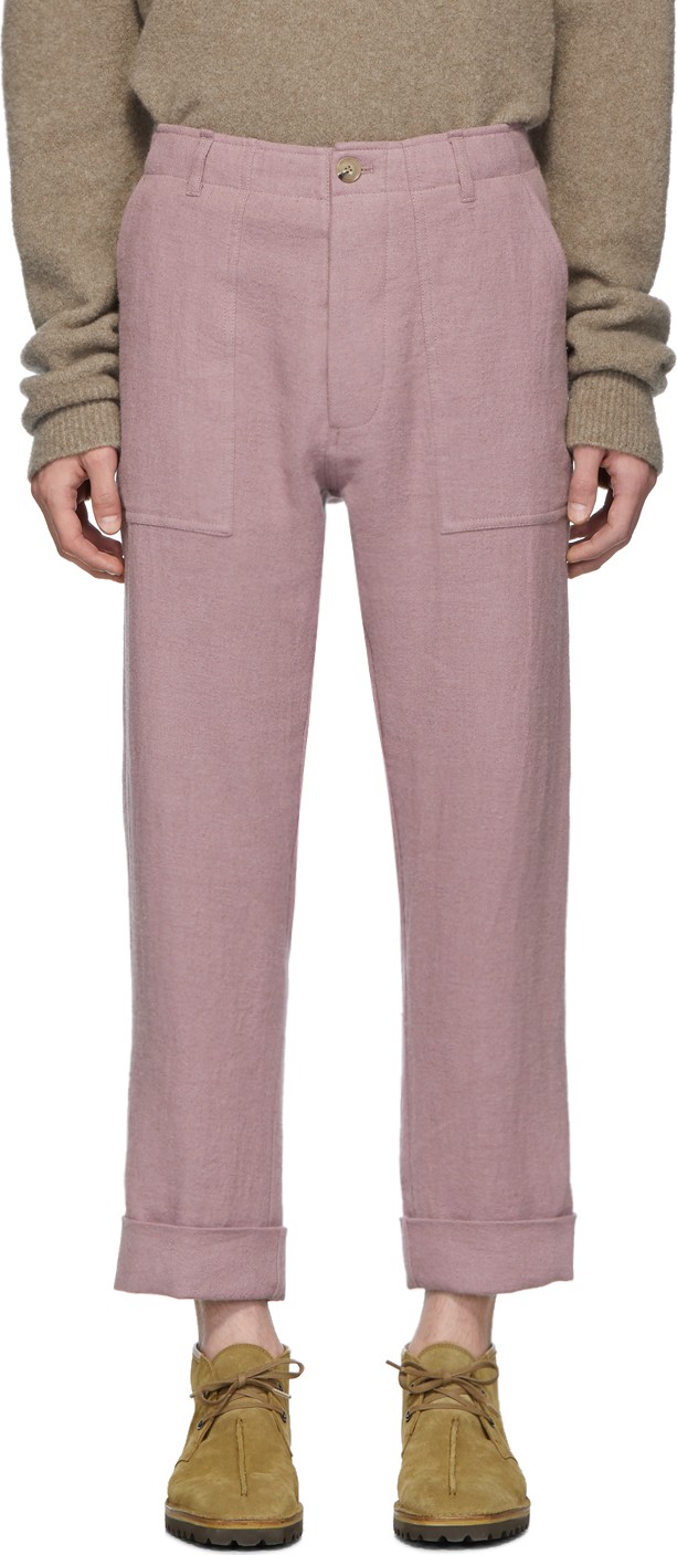 Nanushka Pink Gaius Trousers