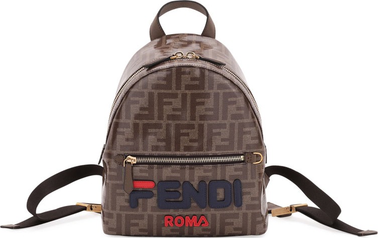 Fendi Mini FF Fendi Mania Fabric Backpack
