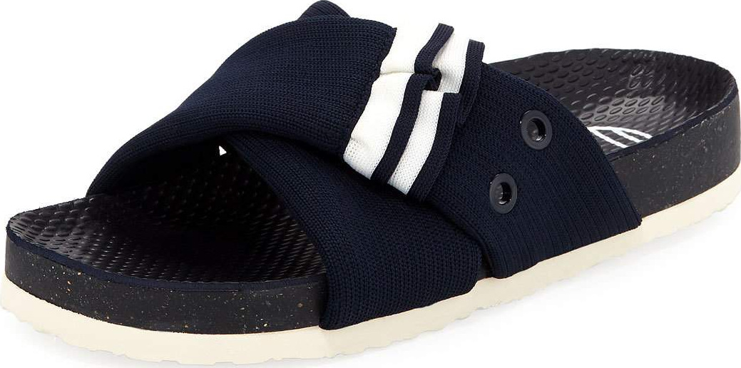 Tory Sport Side Car Ruffle Slide Sandal