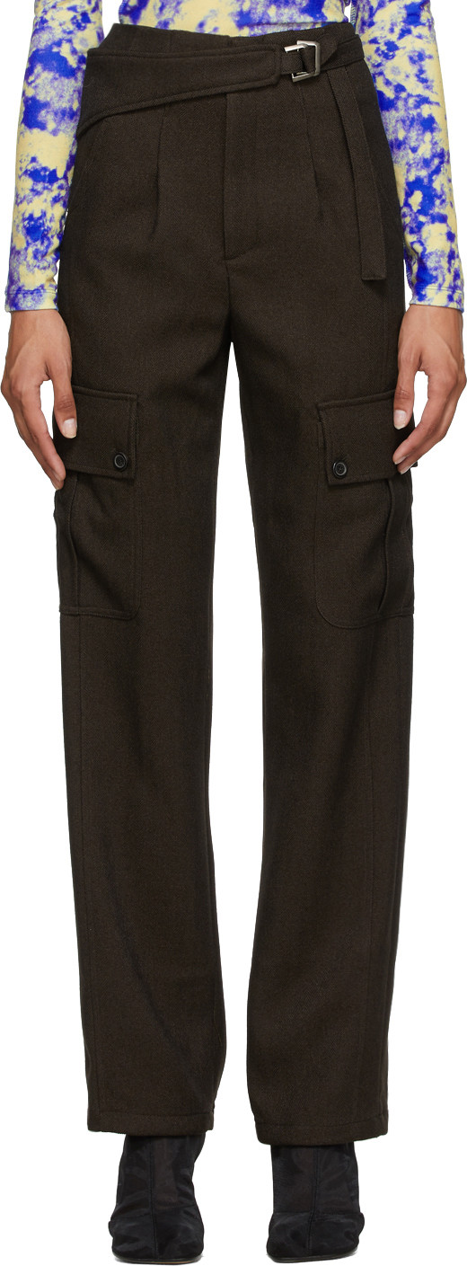 Andersson Bell - Brown Katia Belted Trousers