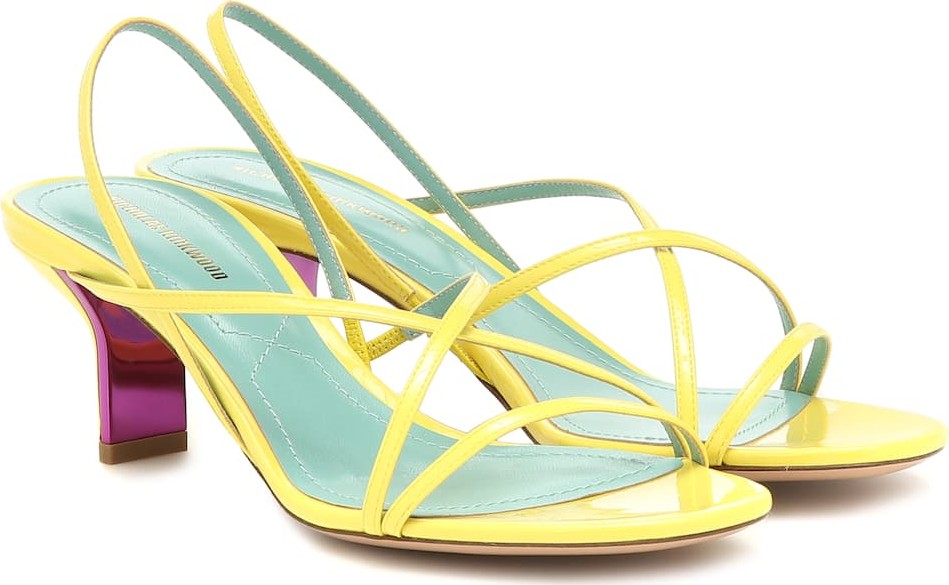Nicholas Kirkwood Leeloo patent leather sandals