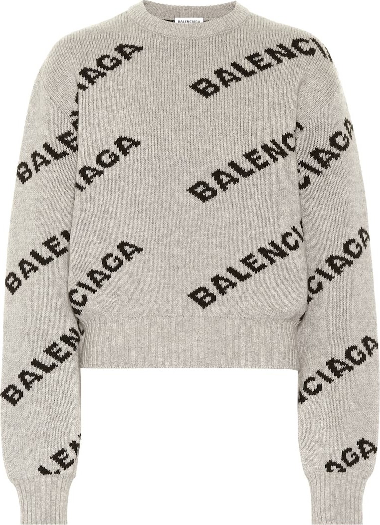 Balenciaga Camel hair and wool-blend sweater