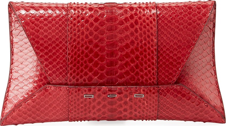 VBH Manila GT Shiny Python Clutch Bag
